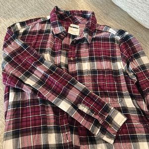 Maroon flannel